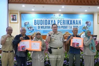 Sudin KPKP Jakpus Gelar Pelatihan Budidaya Perikanan untuk Pelaku Usaha